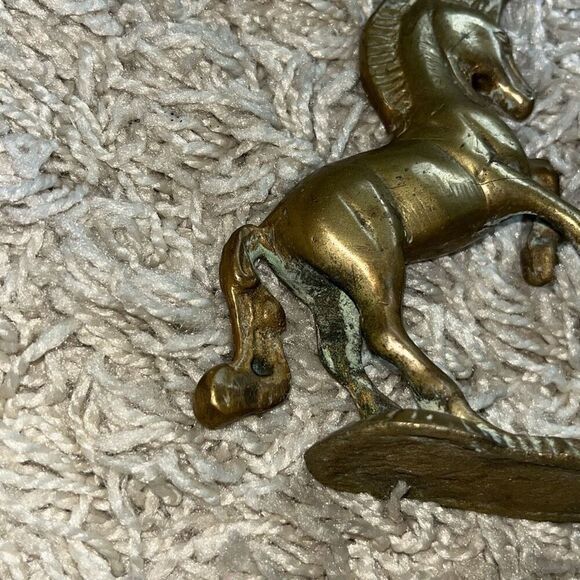 Vintage Bronze Unicorn Upright - Picture 8 of 12